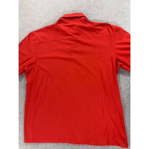 Duluth Trading Co‎ Longtail Cotton Blend Polo Shirt (Men's XL) Red - Picture 9 of 9